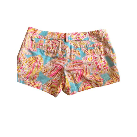 Lilly Pulitzer Womens Size 10 The Walsh Short Vibrant Multicolor Cotton Print - Picture 5 of 6